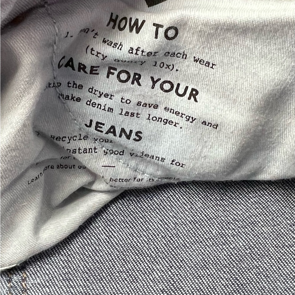 Women’s Madewell 10” Roadtripper jeans sz 26 (has couple flaws) selling cheap! - Picture 12 of 13
